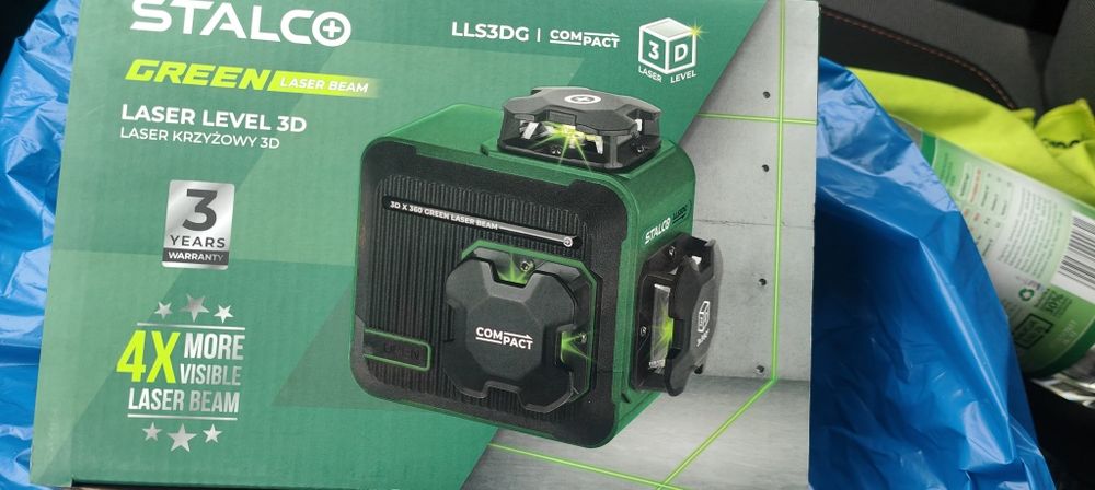 Laser krzyżowy 3D stalco