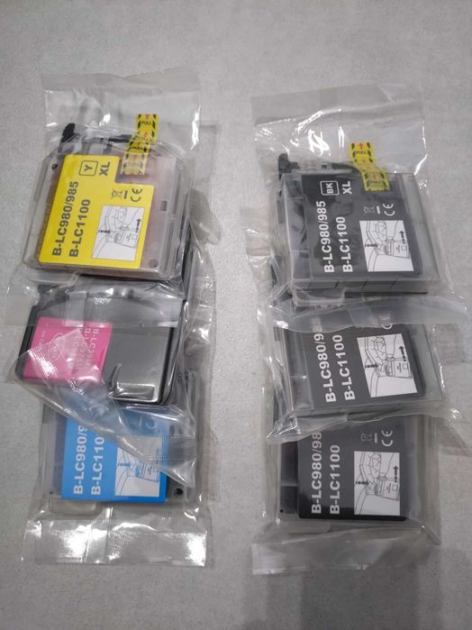 Tusz Brother LC985 DCP-J140W DCP-J125 DCP-J315w cyan magenta yellow black