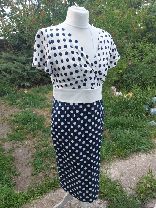 Sukienka damska w grochy rozmiar S/M