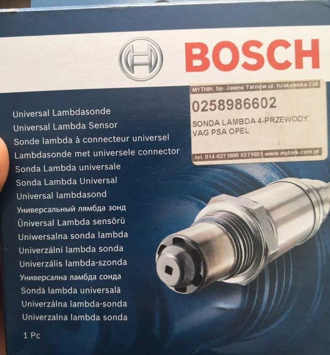 Sonda lambda VW Opel PSA Citroen Peugeot Fiat Renault Dacia Nissan