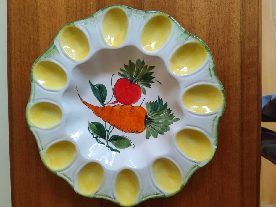 talerz świąteczny porcelanowy lata 80-90
