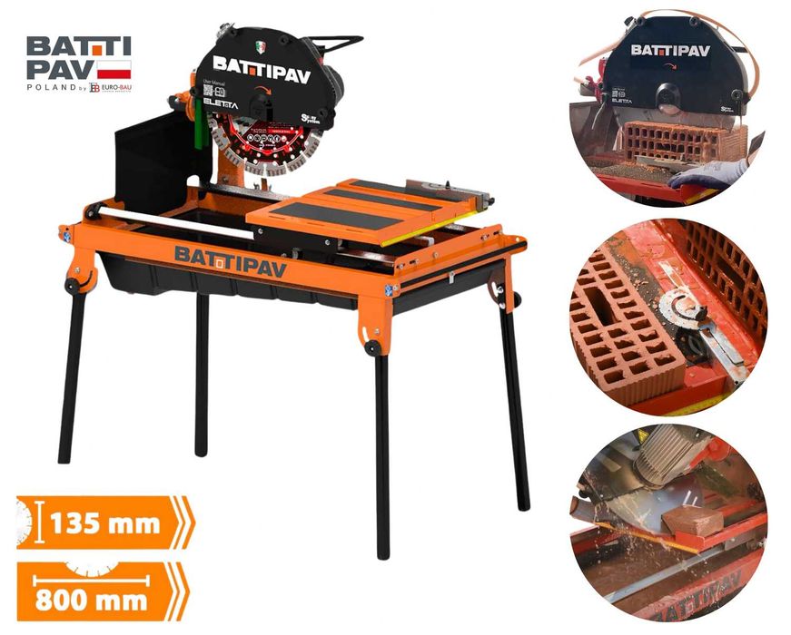 Piła budowlana Przecinarka do kostki dachówki cegły pustaków beton 400