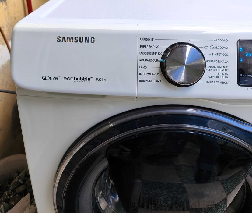 Maquina lavar roupa Samsung qdrive addwash ecobubble A+++