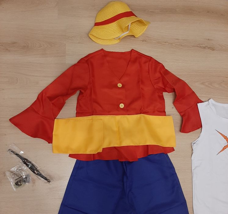 Przebranie Luffy z anime One Piece Rozmiar dziecięcy