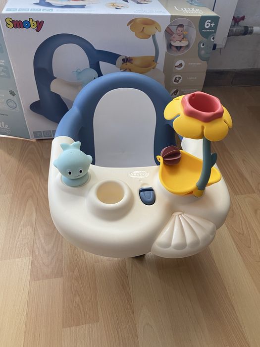 Стульчик для купания 2 в 1 с игровой панелью Smoby Little