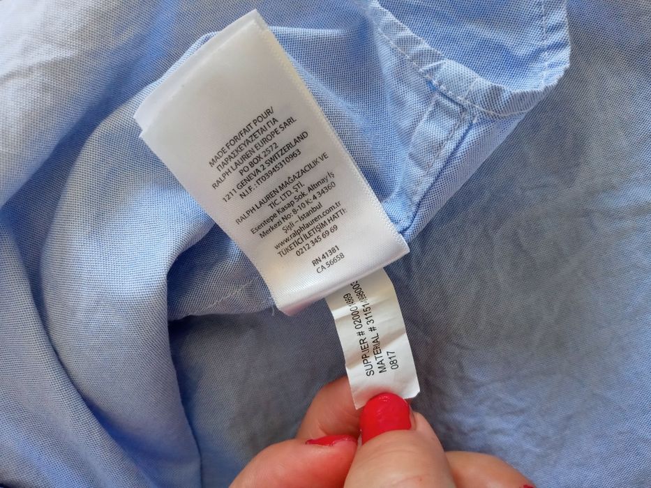 Koszula bluzka dziewczynka Ralph Lauren 4t rozm 104/110