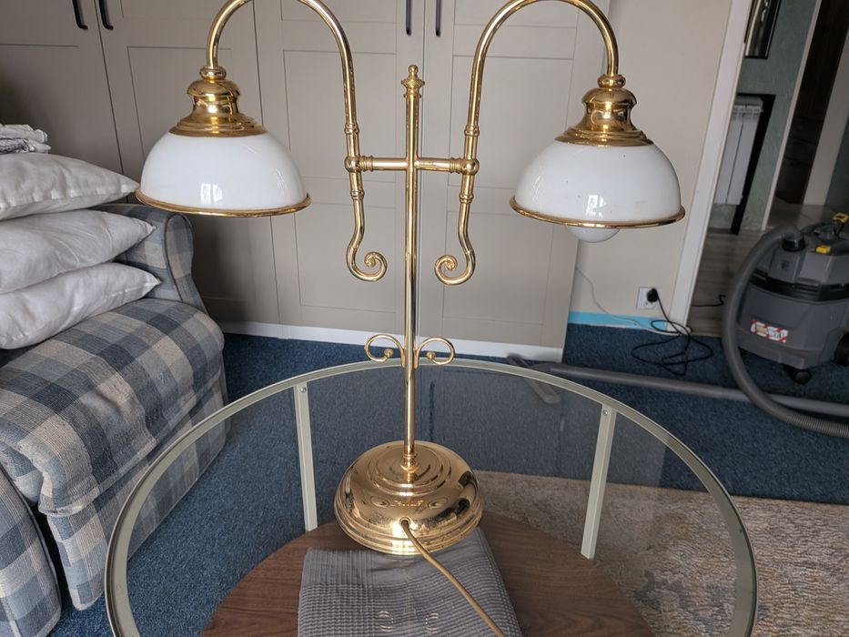 Lampa gabinetowa dwuramienna WOFI Leuchten retro vintage