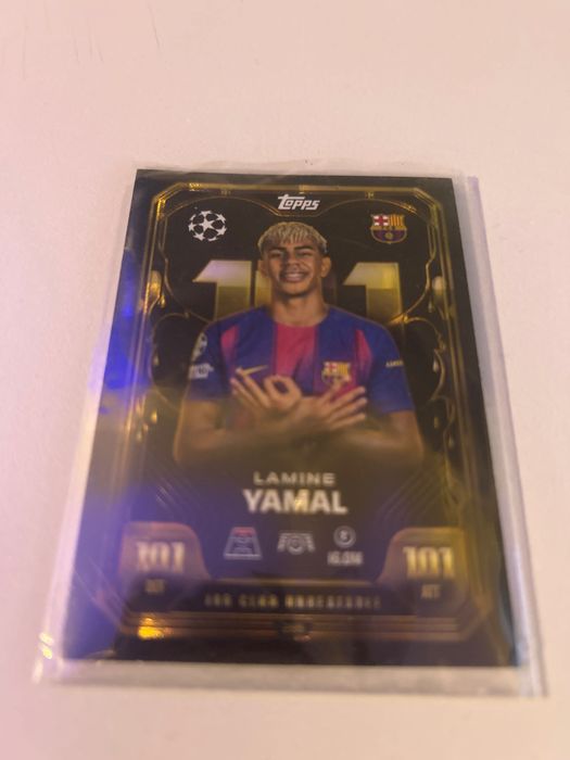 Karta Lamine Jamał topps match attack 101