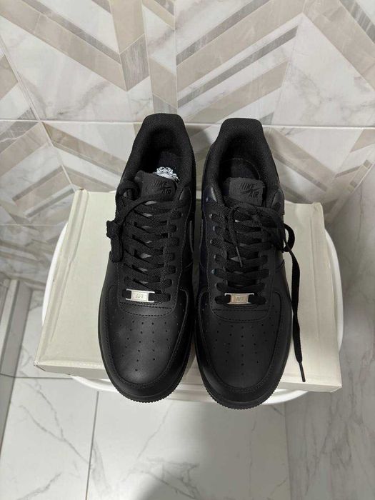 Nike Air Force 1 Low Black / Чорні Найк АірФорс