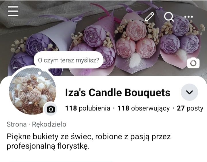 Mini flowerbox ze świec sojowych