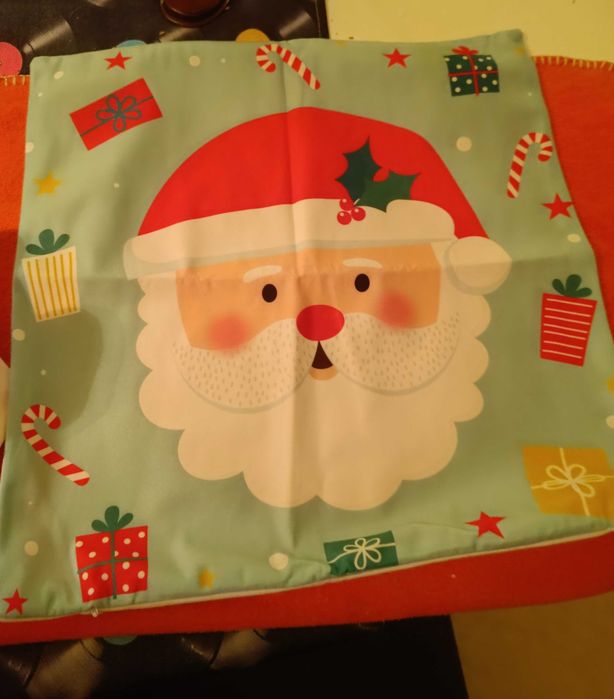 4 capas para almofada ( novas)motivo natal 46 cm