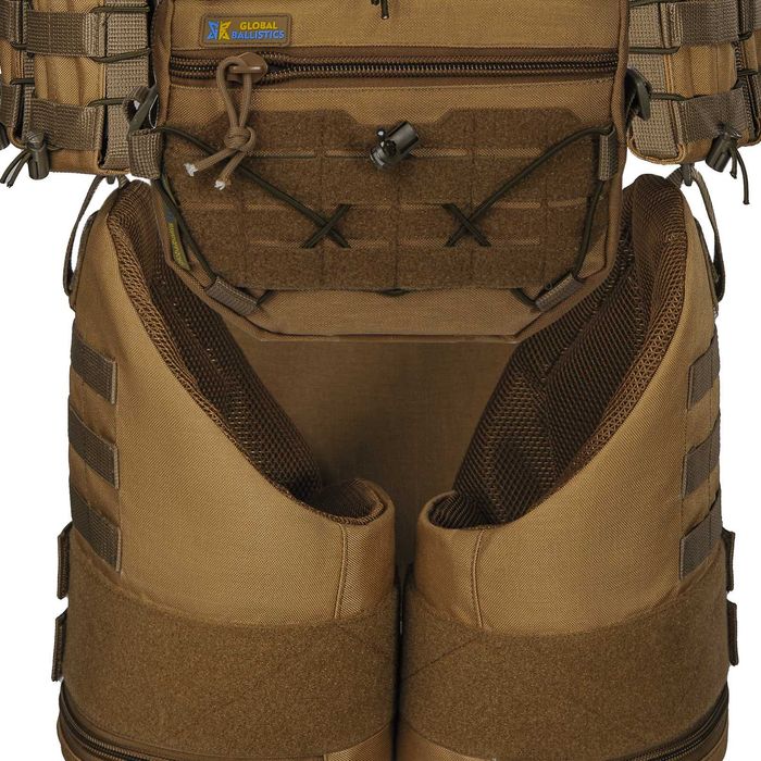 Бронежилет 6 класу з балістичним захистом всього тіла. Койот. ≈12кг