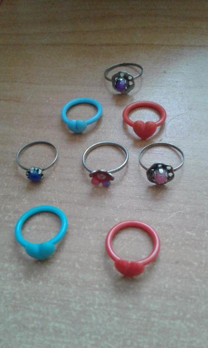 Набор заколок, браслетов и колец