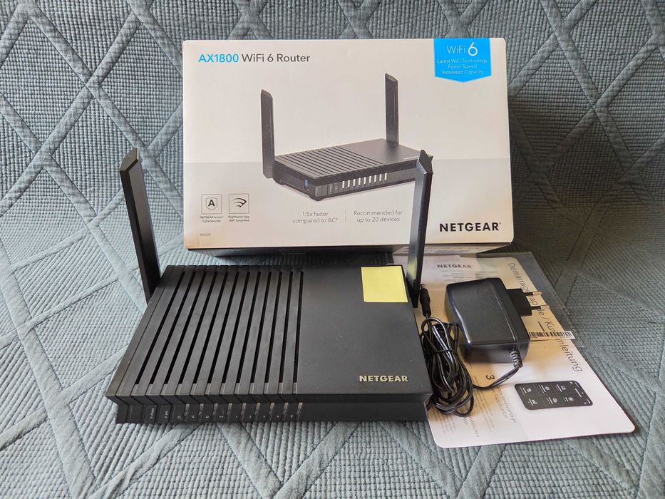 Netgear Nighthawk Router RAX20 AX1800 Dual Band WiFi 6 USB