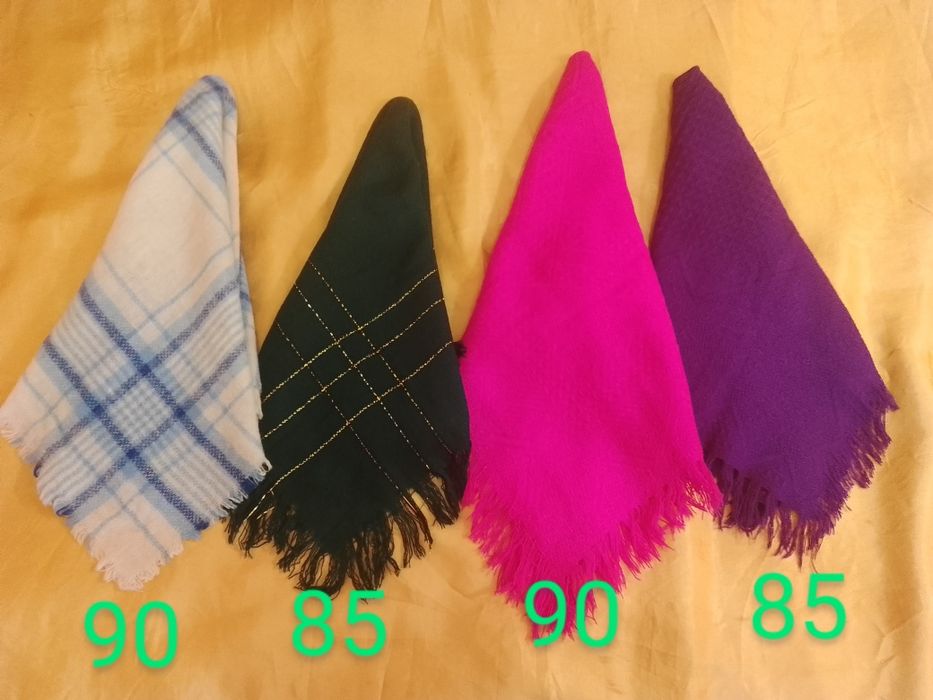 Хустки теплі різні .