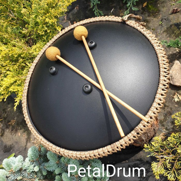 Глюкофон 9 нот+ 1обертон. PetalDrum. Язичковий (пелюстковий) барабан.