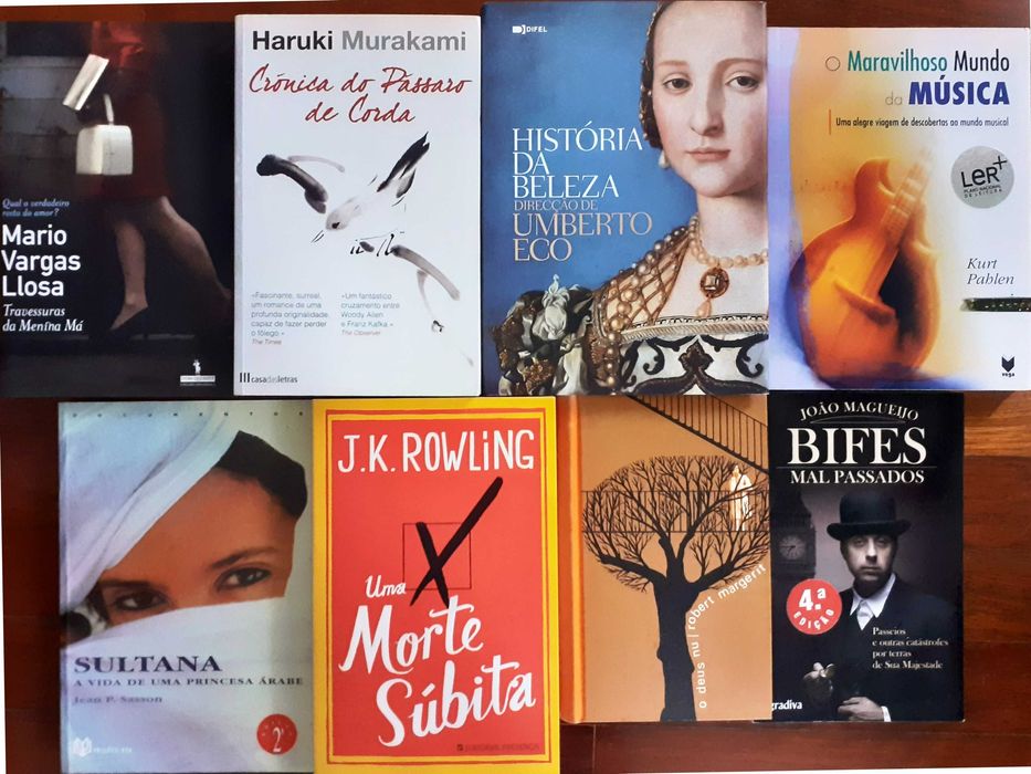 Livros Ken Follett, Pearl Buck, J.K.Rowling