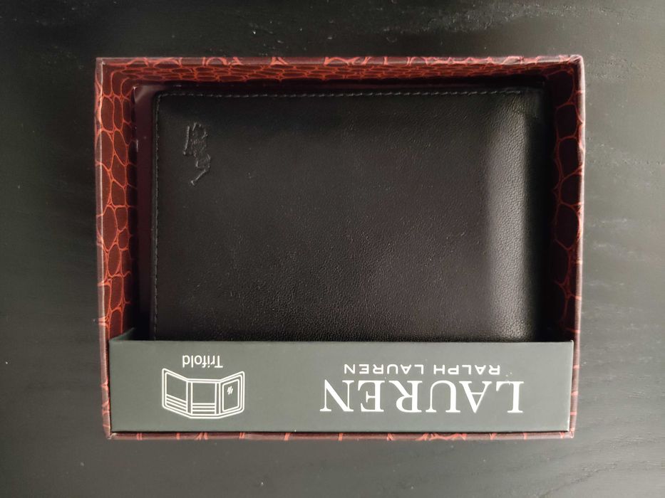 Carteira Ralph Lauren Original Preta