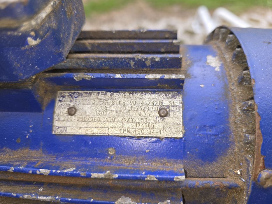 Silnik elektryczny  trójfazowy besel 1.5 kw  ,1400 obrotów