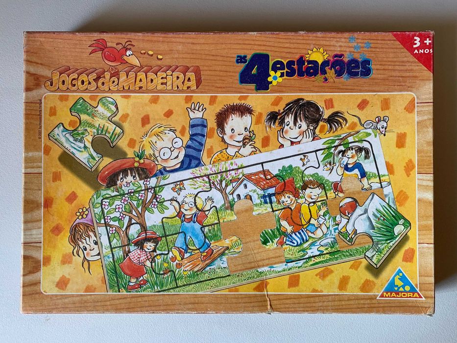 As 4 Estações - Jogo de Tabuleiro Antigo Majora