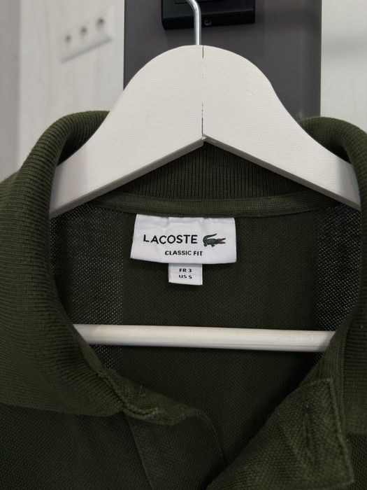 Чоловіча футболка поло Lacoste розмір S,бренлова футброка поло чоловіча