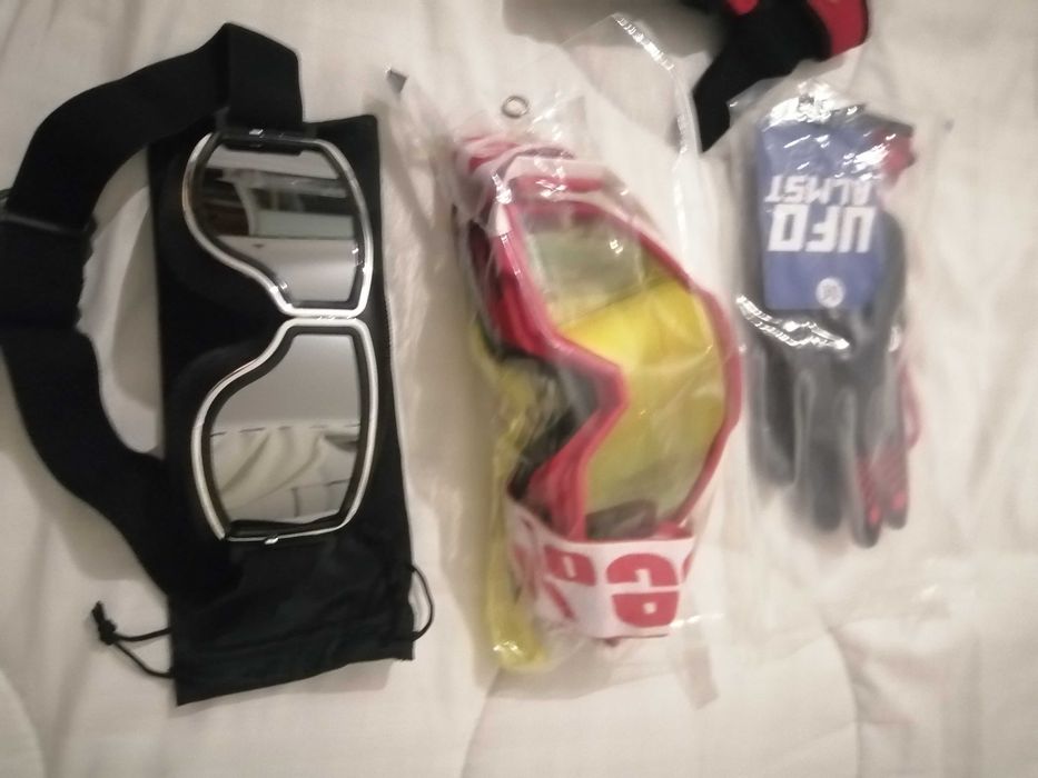 Equipamento para motociclista tudo novo.