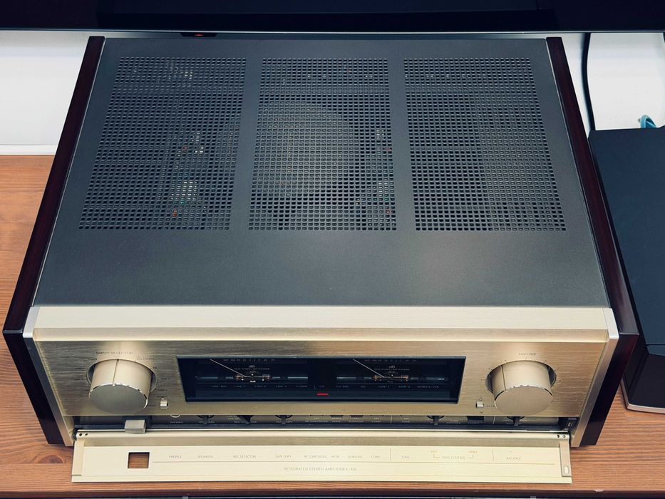 Accuphase E-405 — последний тёплый Accuphase до эпохи аналитики, 1989, 170 Вт пред+мощник | Япония, идеал 10 из 10, MM/MC, пульт