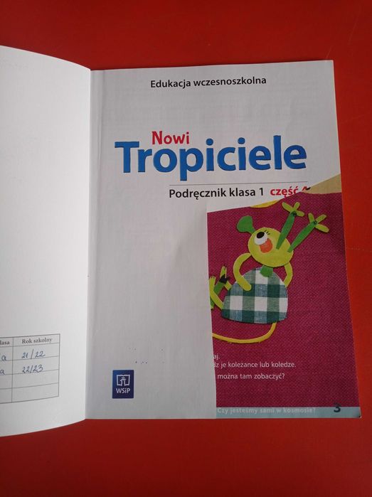 Nowi Tropiciele klasa 1, podręcznik część 4, (brak)