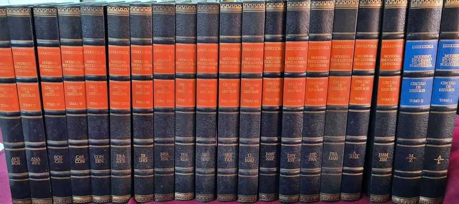 Moderna Enciclopédia Universal (Círculo de Leitores), 18 volumes.
