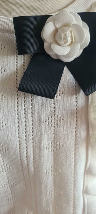 Sweterk ażurkowt damski XS