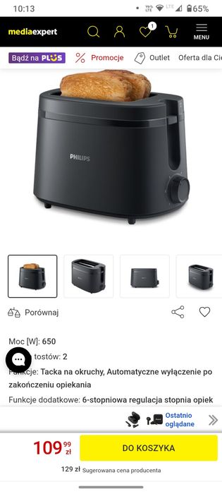 Opiekacz do grzanek Philips