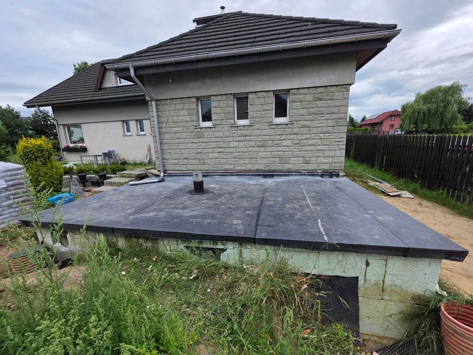 EPDM płachty na WYMIAR izolacja na dach taras balkon oczko wodne FOLIA MEMBRANA