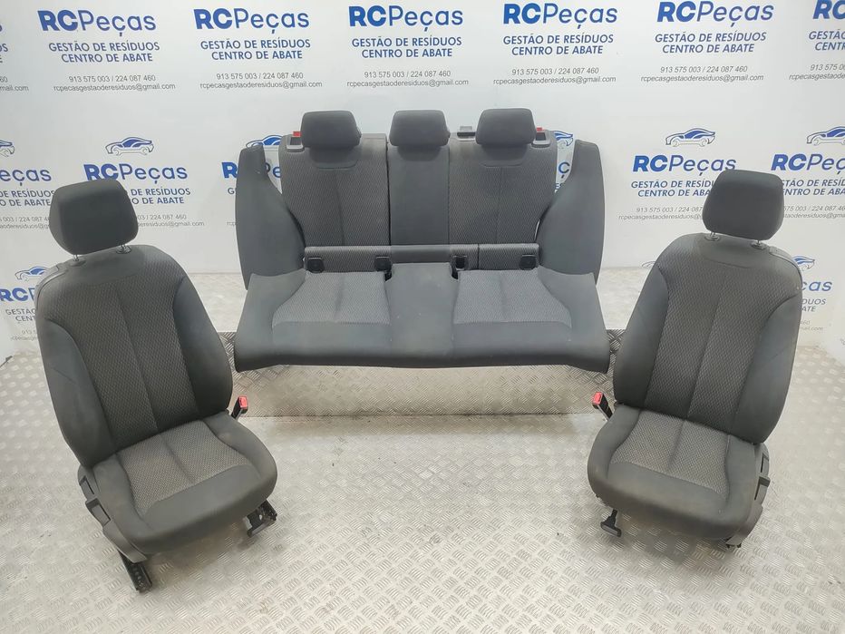 Conjunto Bancos Originais Tecido BMW Serie 1 F21 3 Portas Serie 2 F22