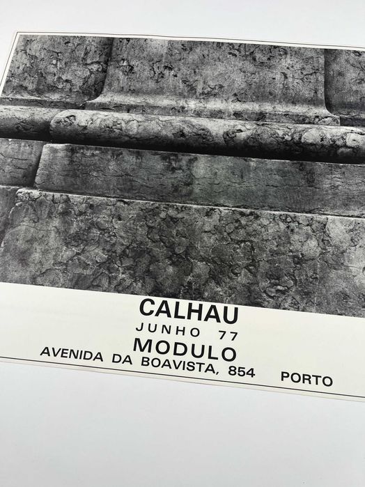 Fernando Calhau Cartaz da exposição Galeria Modulo Porto 1977