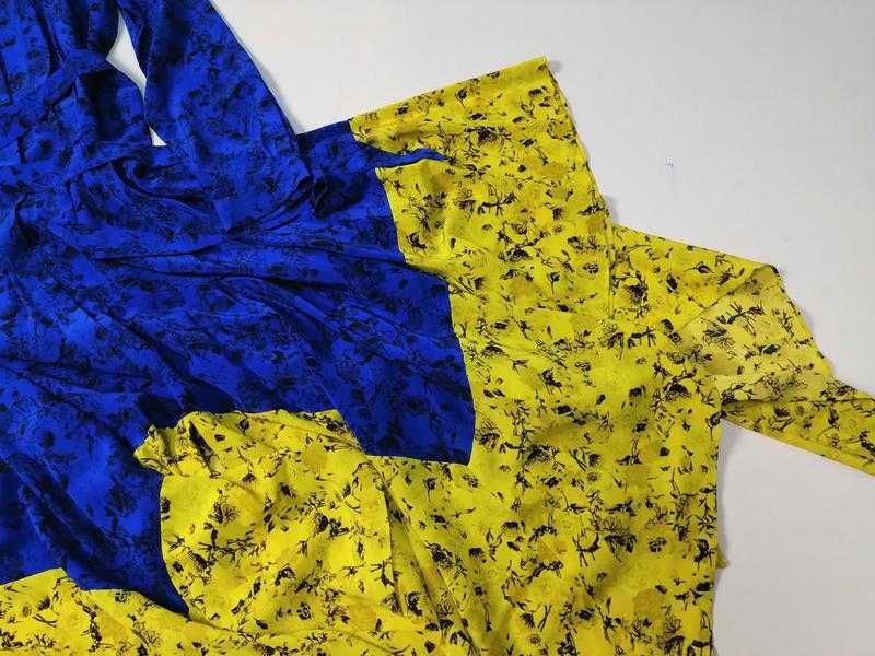 Премиальное шелковое длинное платье Studio by Preen for Debenhams 100% Silk