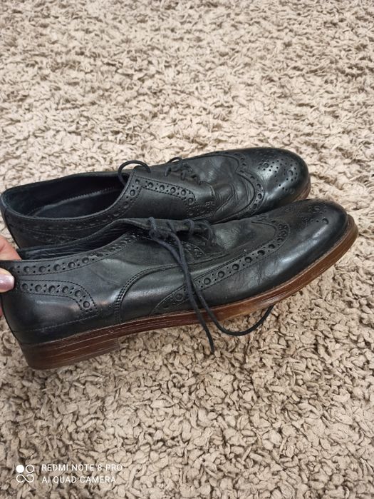 Туфли, ботинки, кожа, Zara men,