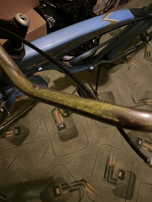 Rower retro niebieski