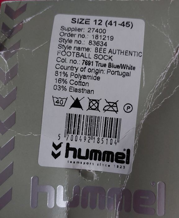 Skarpety piłkarskie 41-45 marki Hummel