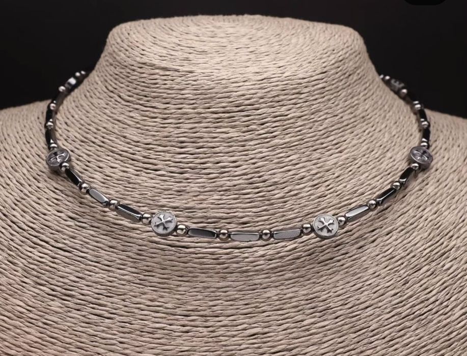 Чокер з гематиту унісекс