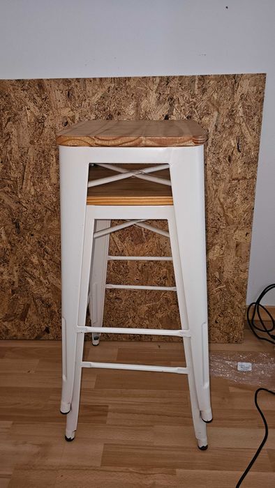 2 bancos Altos 31x31 75cm de altura