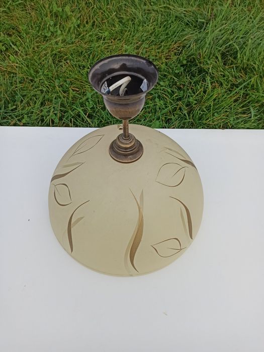 Żyrandol Lampa ze szklanym kloszem
