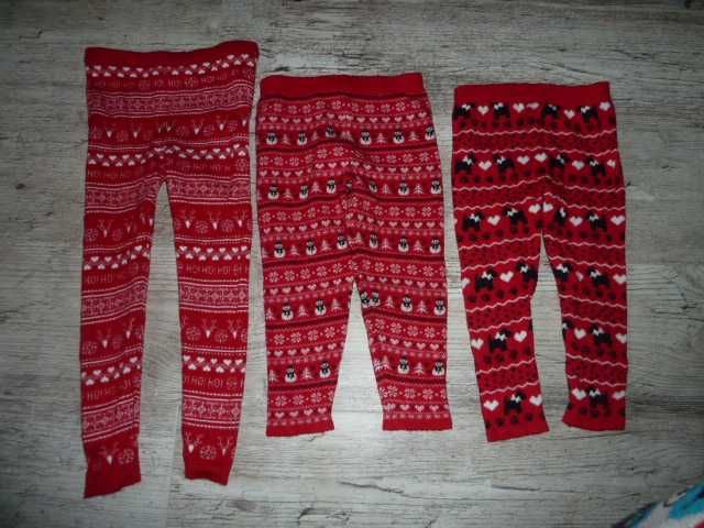 Теплые лосины, леггенсы на 2-4 года