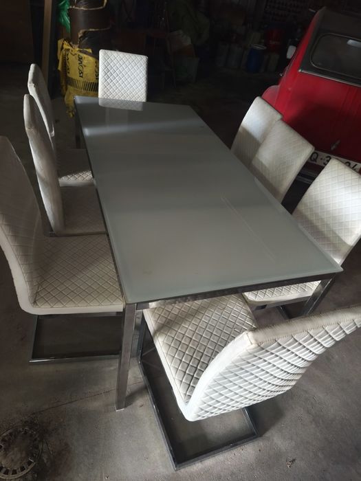 Mesa 8 lugares vidro