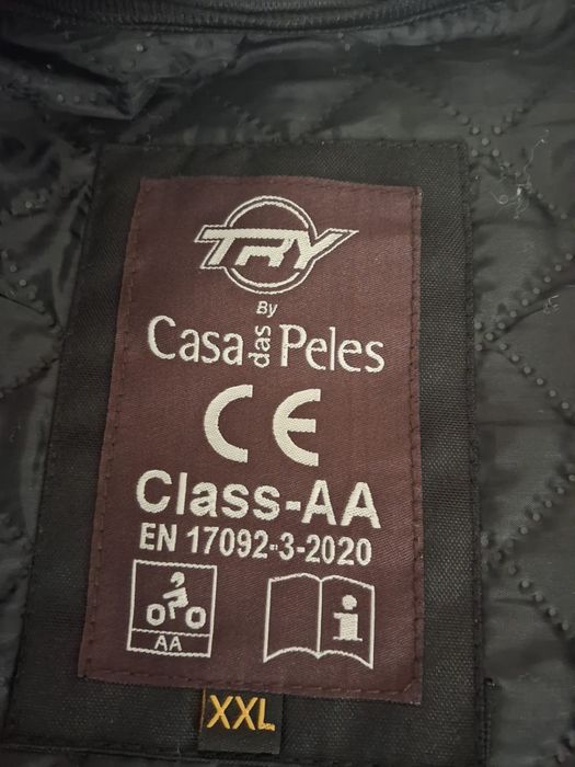 Blusão Motard Pele (c/Novo)