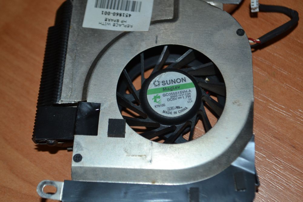 Система охлаждения и вентилятор, кулер для HP Pavilion DV6500 разборка