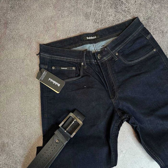 Сині чоловічі джинси Baldinini