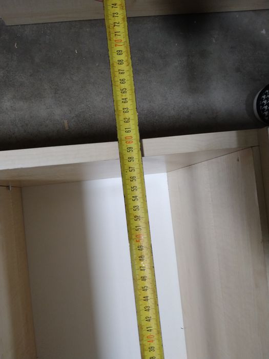 Regał 60 x 220 głębokość 40 cm
