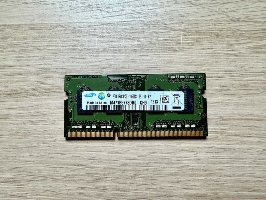 RAM Samsung 2GB DDR3 PC3 10600S 09 11 B2 – sprawna, testowana