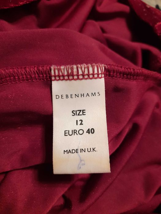 Вечірня сукня. Оксамитове плаття Debenhams, Англія