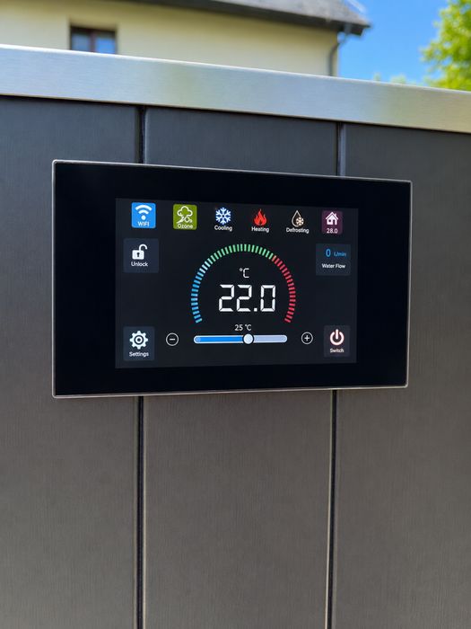 Balia nierdzewna Wanna lodowa 3-42°C WiFi Tuya Chłodzenie + Grzanie Premium